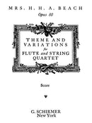 Theme and Variations, Op. 80