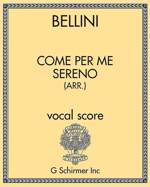 Come per me sereno (arr.)