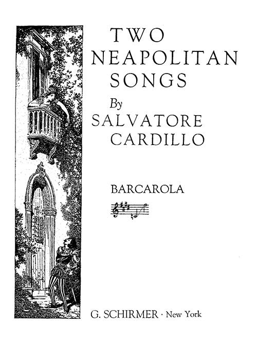 Two Neapolitan Songs, 1. Barcarole