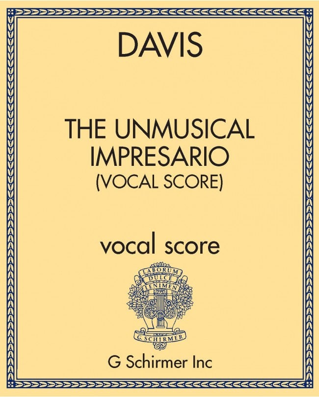 The Unmusical Impresario (vocal score)