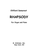 Rhapsody for Organ and Piano