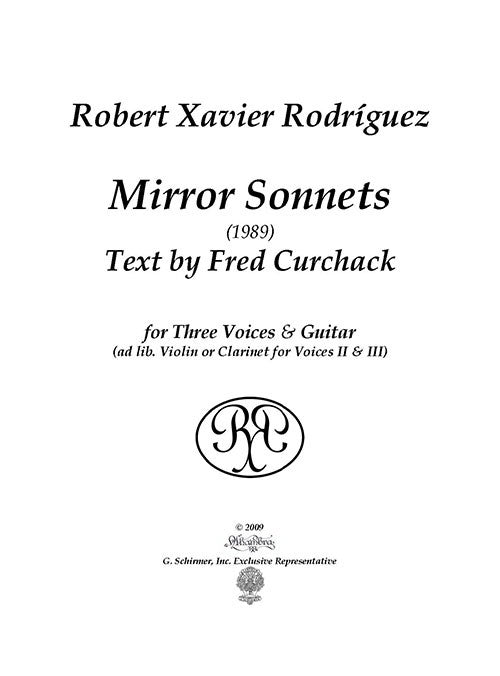 Mirror Sonnets (voices, guitar)