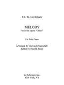 Melodie (arr. Sgambati/ed. Bauer)