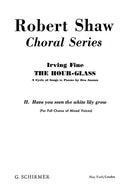 Have you seen the white lily grow