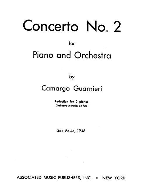 Concerto No. 2 for piano (2-piano reduction)