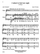 I Talked to God Last Night (high voice and pf) - Digital (Not Printable)