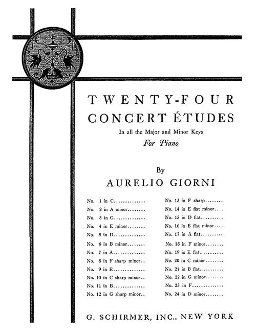 24 Concert Etudes (in all major and minor keys)