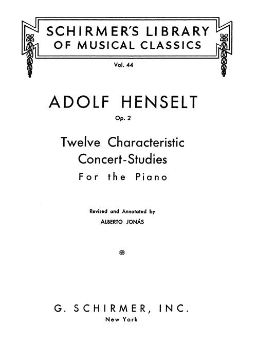 12 Characteristic Concert-Studies