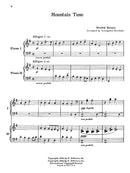 Mountain Tune, for two pianos