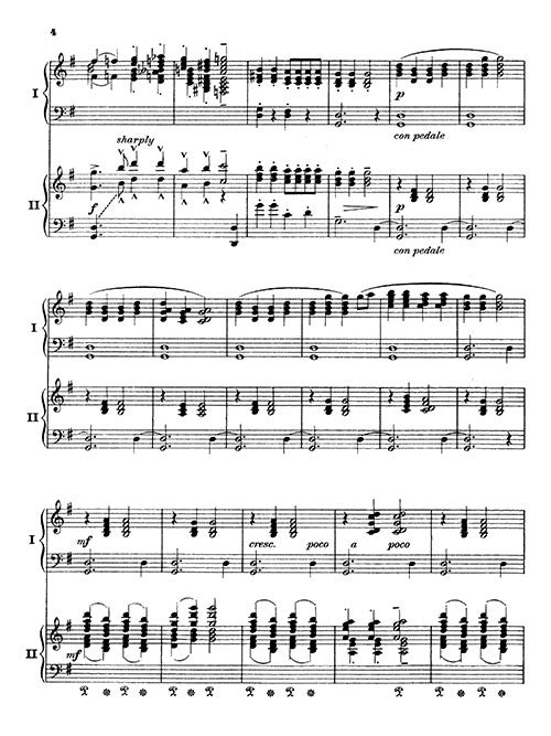 Mountain Tune, for two pianos