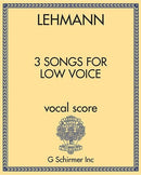 3 Songs for Low Voice