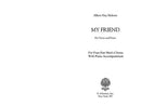 My Friend (choral octavo)