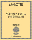 The 23rd Psalm (TTBB chorus , pf)