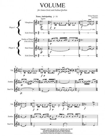 Volume (for steel drum and vibraphone)