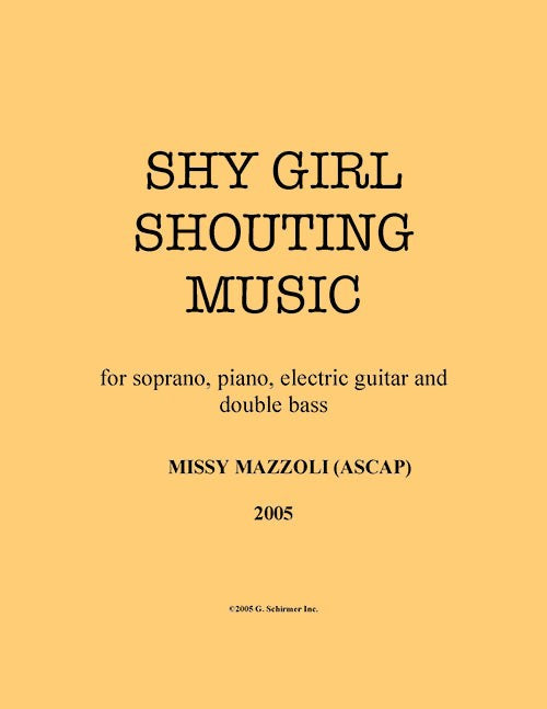 Shy Girl Shouting Music
