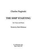 The Ship Starting