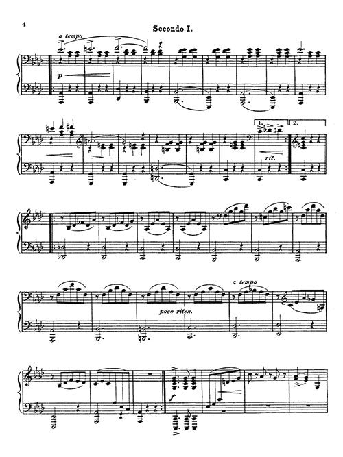 Valse Brillante, for 2 pianos