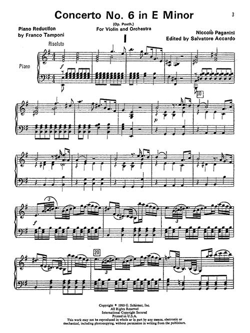 Concerto No. 6 in E Minor