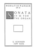 Sonata for Organ in Eb, Op. 65