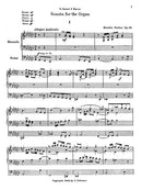 Sonata for Organ in Eb, Op. 65