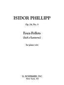 Feux Follets (Jack o'Lanterns) (for piano)