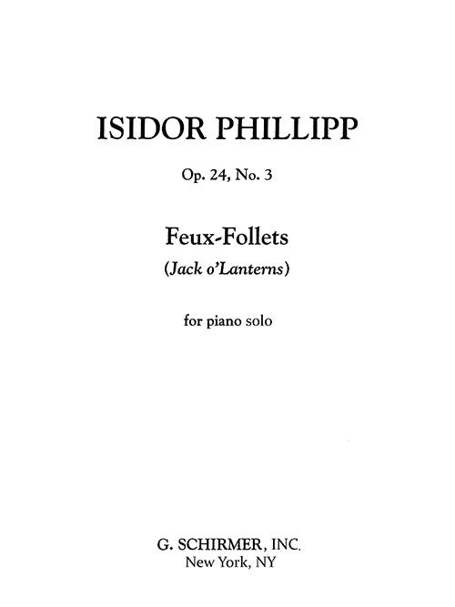 Feux Follets (Jack o'Lanterns) (for piano)