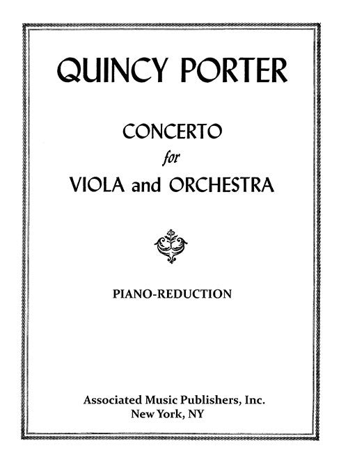 Concerto for Viola and Orchestra