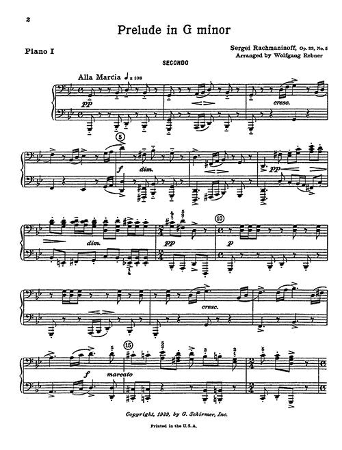 Prelude in G Minor
