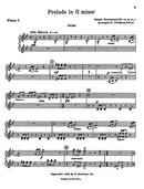 Prelude in G Minor