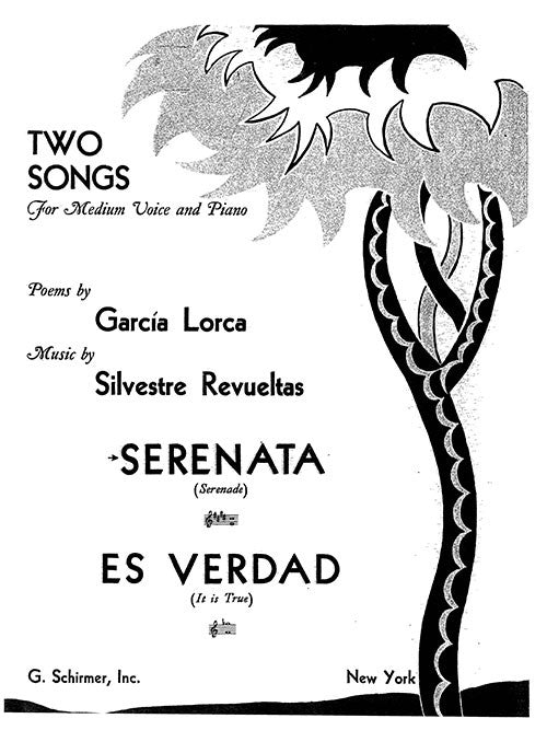 Serenata (Serenade) - from Two Songs for Medium Voice and Piano