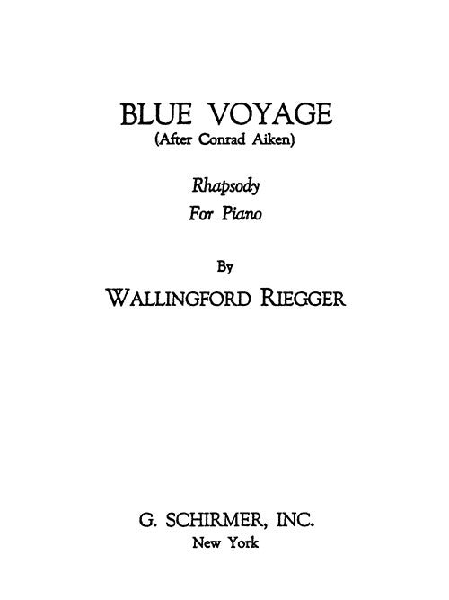 Blue Voyage (After Conrad Aiken)