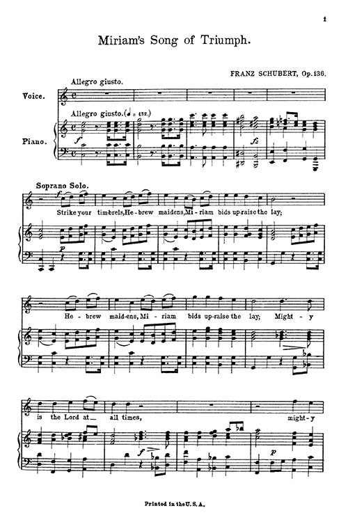 Miriam's Song of Triumph