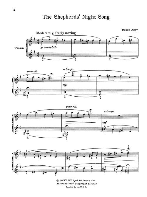 Seven Piano Pieces