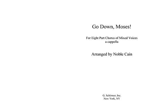 Go Down, Moses!