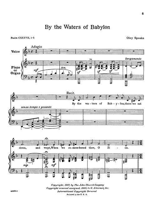 Twelve Sacred Songs - Low Voice - with piano or organ accompaniment