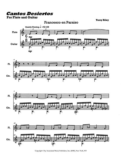 Cantos Desiertos (flute and guitar version)