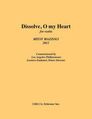 Dissolve O My Heart (violin)