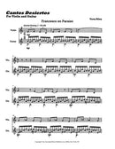 Cantos Desiertos (violin and guitar version)