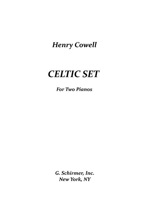 Celtic Set-2 piano, 4 hands version