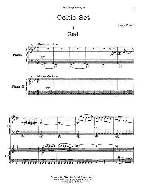 Celtic Set-2 piano, 4 hands version - Digital (Not Printable)
