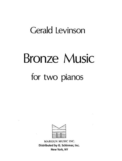 Bronze Music (for 2 pianos)