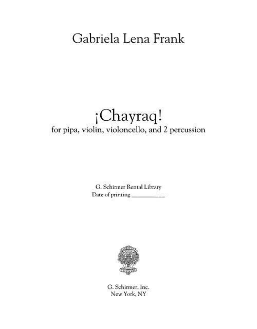 ¡Chayraq!
