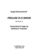 Prelude in G Minor (For Organ)