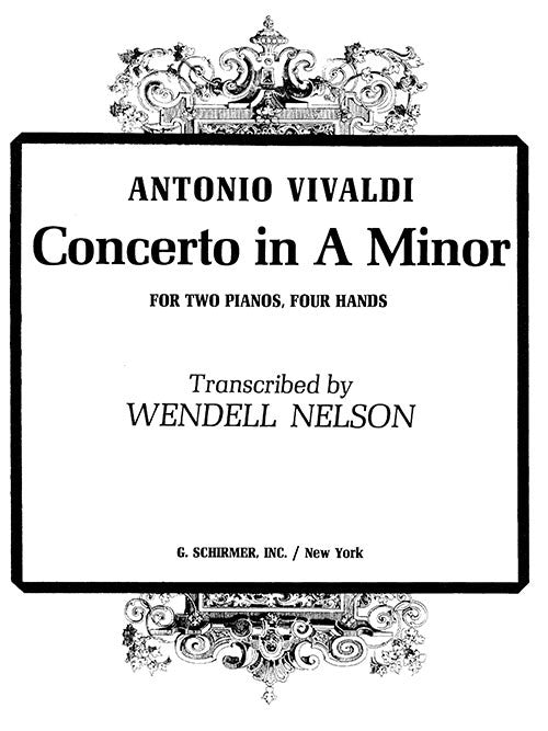 Concerto in A Minor (arr. Wendell Nelson)