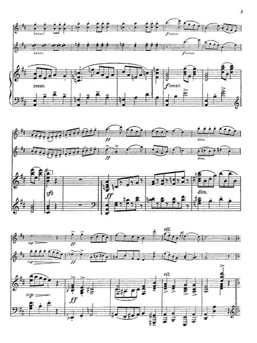 Suite Antique (2 violins and piano)
