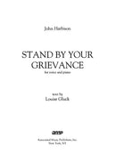 Stand by Your Grievance