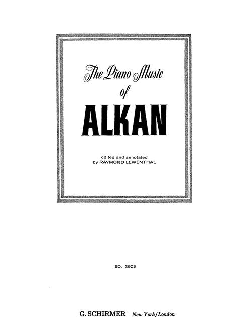 Piano Music of Alkan