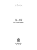 Blues for String Quartet
