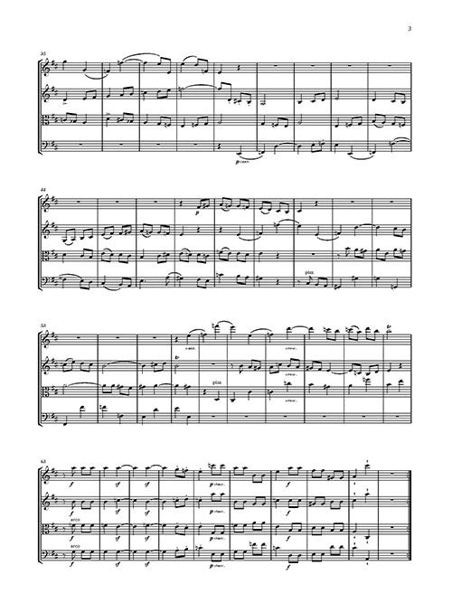 Finale, Presto (for String Quartet)