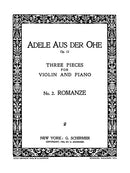 Romanze - No. 2 from Three Pieces for Violin and Piano